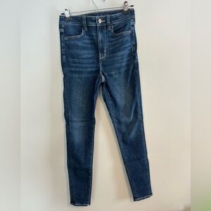 American Eagle Outfitters 4 Dark wash high rise Skinny Jeans